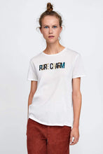 Load image into Gallery viewer, CONTRAST TWEED T-SHIRT