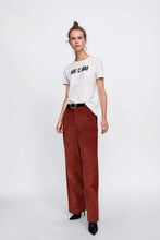 Load image into Gallery viewer, CONTRAST TWEED T-SHIRT