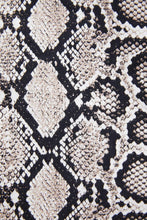 Load image into Gallery viewer, SNAKESKIN PRINT MINI SKIRT