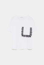 Load image into Gallery viewer, T-SHIRT WITH LACE POCKET