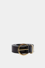 Load image into Gallery viewer, LEATHER BELT WITH BUCKLE