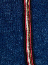 Load image into Gallery viewer, DENIM SKIRT WITH TAPING