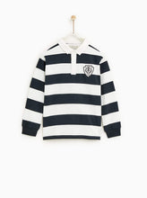 Load image into Gallery viewer, EMBROIDERED THREE-TONE POLO SHIRT