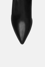 Load image into Gallery viewer, LEATHER HIGH-HEEL ANKLE BOOTS