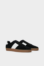 Load image into Gallery viewer, BLACK LEATHER PLIMSOLLS