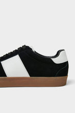 Load image into Gallery viewer, BLACK LEATHER PLIMSOLLS