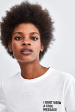 Load image into Gallery viewer, T-SHIRT WITH SLOGAN