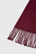 Load image into Gallery viewer, PLAIN SCARF WITH FRINGING