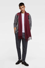 Load image into Gallery viewer, PLAIN SCARF WITH FRINGING