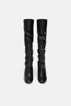 Load image into Gallery viewer, HIGH-HEEL LEATHER BOOTS