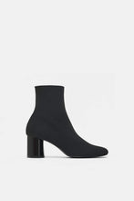 Load image into Gallery viewer, FABRIC HIGH HEEL ANKLE BOOTS