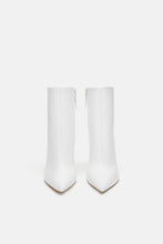 Load image into Gallery viewer, LEATHER STILETTO-HEEL ANKLE BOOTS