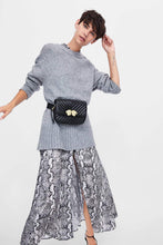 Load image into Gallery viewer, CROSSBODY BELT BAG WITH LION DETAILS