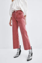 Load image into Gallery viewer, WIDE-LEG, HI-RISE COLOURED JEANS