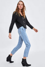 Load image into Gallery viewer, LEATHER WEDGE ANKLE BOOTS