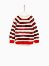 Load image into Gallery viewer, DOUBLE STRIPE SWEATER