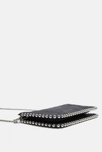 Load image into Gallery viewer, STUDDED BLACK CROSSBODY BAG
