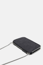 Load image into Gallery viewer, STUDDED BLACK CROSSBODY BAG