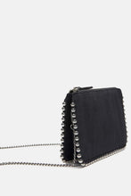 Load image into Gallery viewer, STUDDED BLACK CROSSBODY BAG