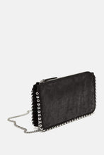 Load image into Gallery viewer, STUDDED BLACK CROSSBODY BAG
