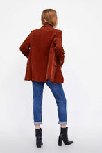 Load image into Gallery viewer, DOUBLE-BREASTED CORDUROY BLAZER