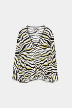 Load image into Gallery viewer, OVERSIZED ZEBRA PRINT BLOUSE