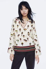 Load image into Gallery viewer, BALLOON PRINT BLOUSE