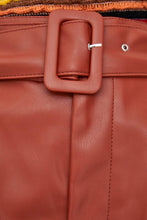 Load image into Gallery viewer, FAUX LEATHER BERMUDA SHORTS