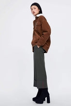 Load image into Gallery viewer, TROUSERS WITH TURN-UP HEM